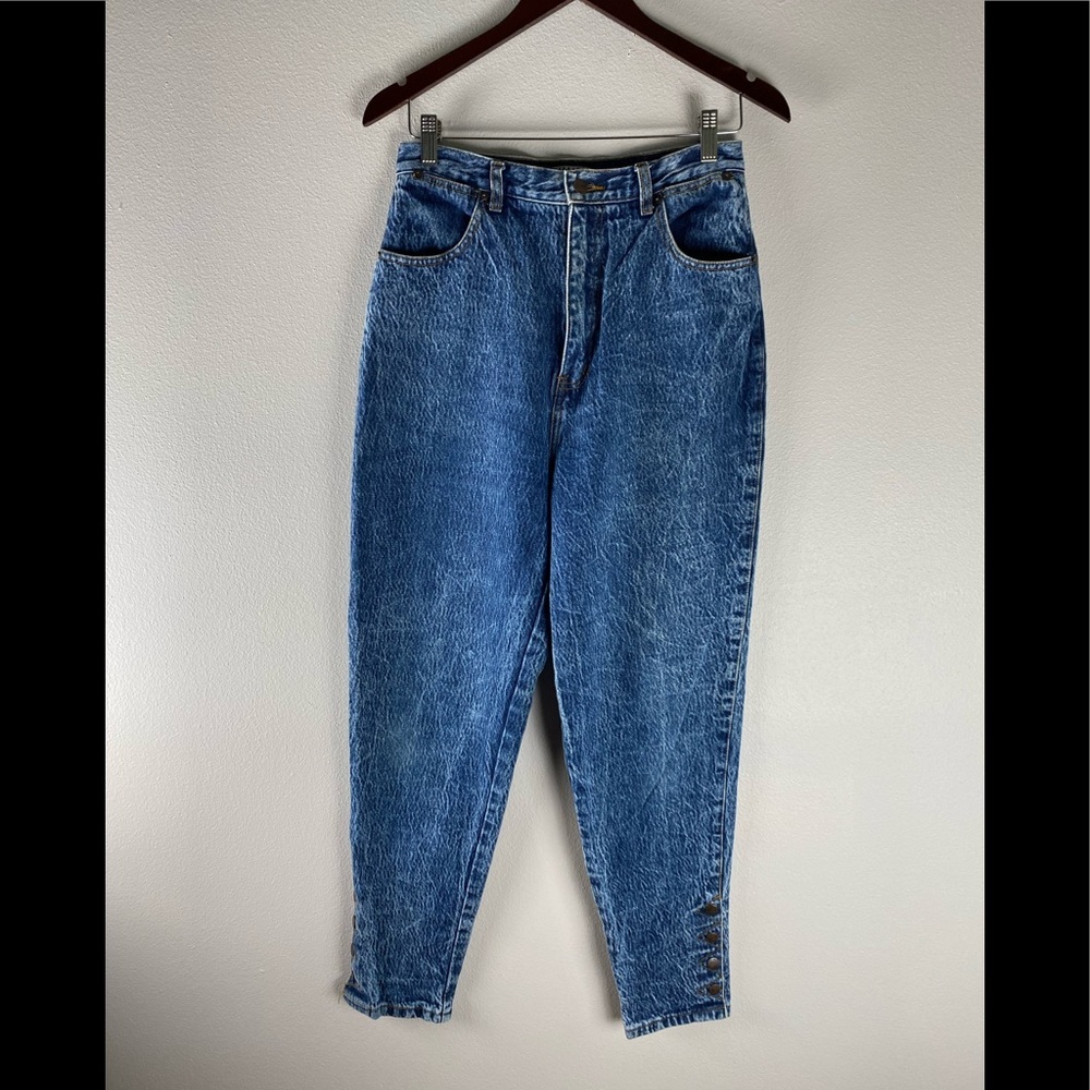 Vintage 1980s Stefano Acid Wash Jeans Size 12